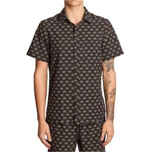 Paisley & Gray Mens Gilby Slim Fit Bee Print Rashguard Swim Top, NWT